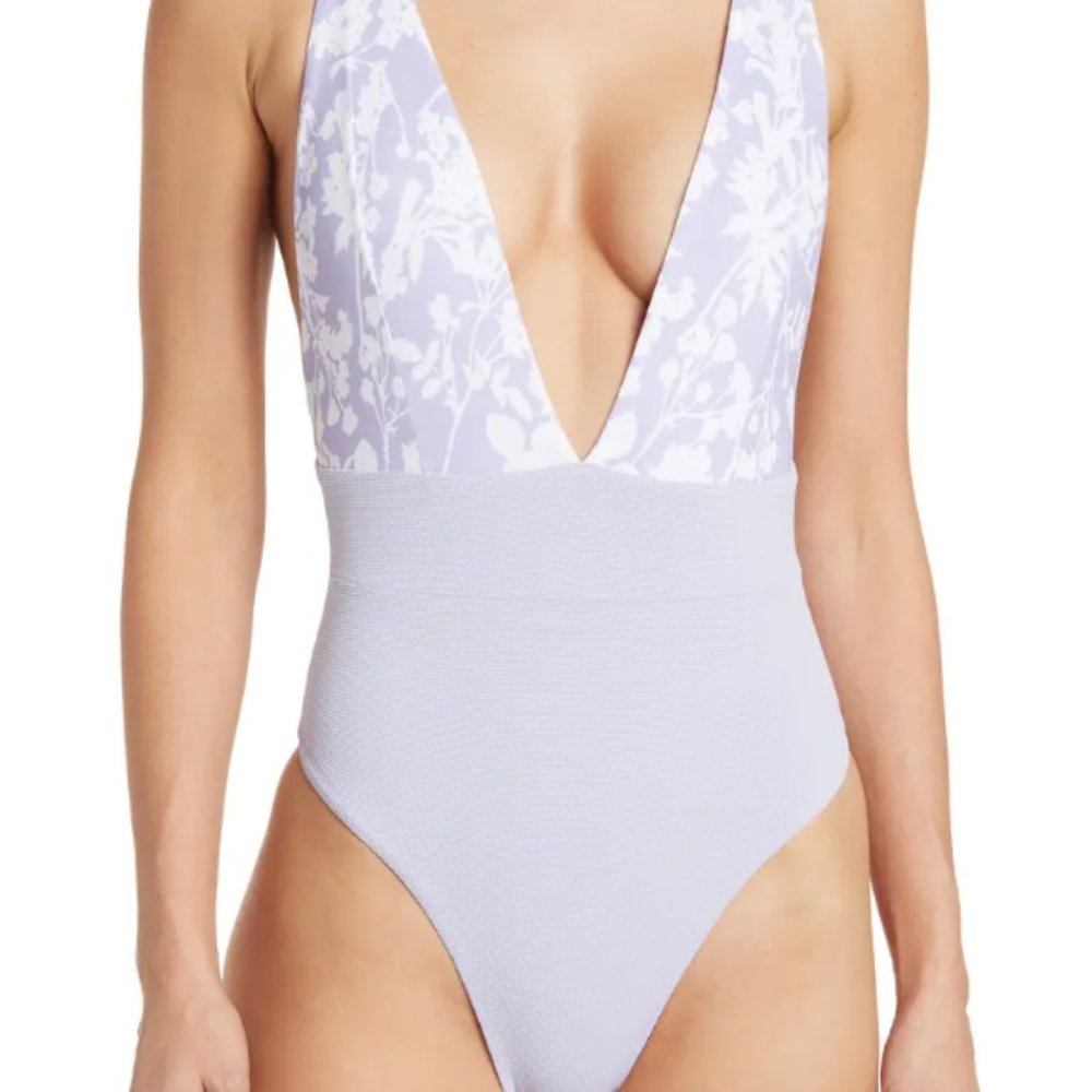 Maaji V Plunge Reversible One-Piece Swimsuit